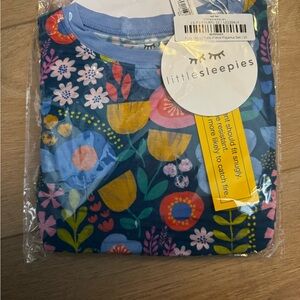 Little Sleepies Folk Floral  Pajama Set 3T